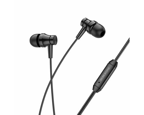 Навушники BOROFONE BM67 Talent universal earphones with mis Black