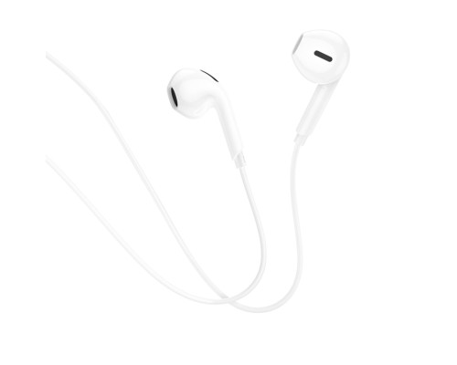 Навушники BOROFONE BM71 Light song universal earphones with mic White