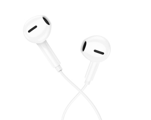 Навушники BOROFONE BM71 Light song universal earphones with mic White