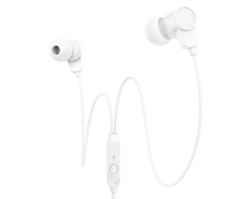 Навушники BOROFONE BM64 Goalant universal earphones with mic White