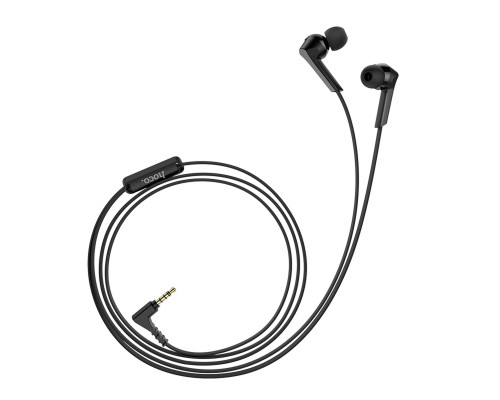 Навушники HOCO M72 Admire universal earphones with mic Black