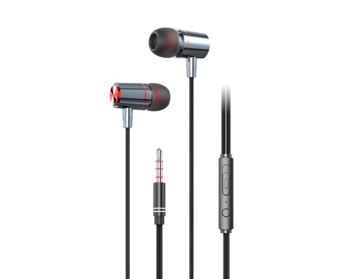 Навушники CHAROME A6 Red Dot Universal Earphone with Mic Black