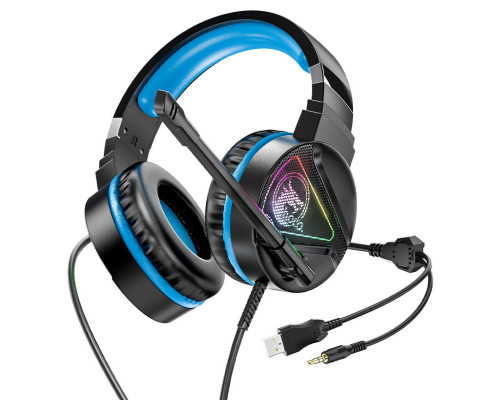 Навушники HOCO W104 Drift gaming headphones Blue