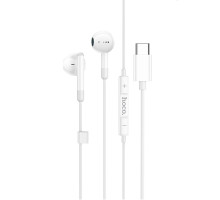 Навушники HOCO M93 Type-C Joy wire-controlled digital earphones with microphone White