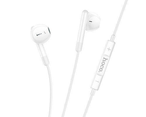 Навушники HOCO M93 Type-C Joy wire-controlled digital earphones with microphone White