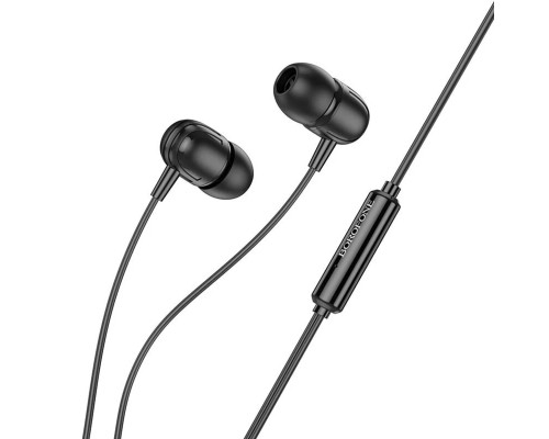 Навушники BOROFONE BM77 Type-C Delicious universal digital earphones with microphone Black