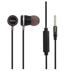 Навушники HOCO M16 Ling sound metal universal earphone with mic Black