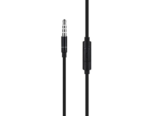 Навушники HOCO M16 Ling sound metal universal earphone with mic Black