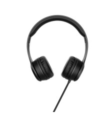 Навушники HOCO W21 Graceful charm wire control headphones Black