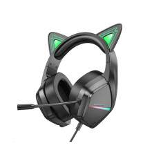 Навушники BOROFONE BO106 Cute cat ear luminous gaming headphones Elf Cat