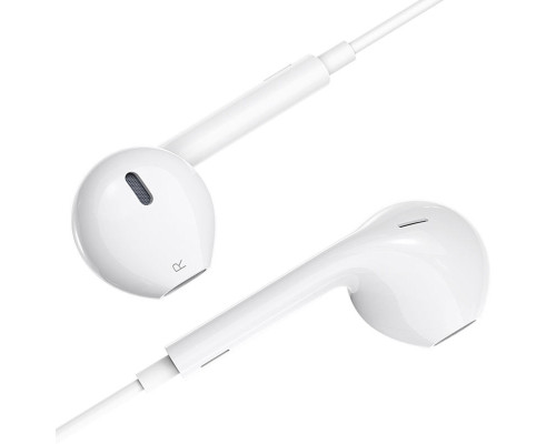 Навушники HOCO M80 Original series earphones for iP display White