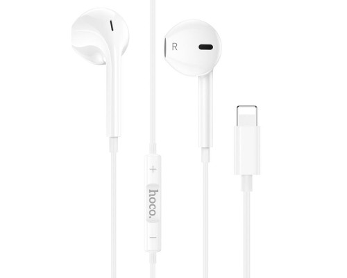 Навушники HOCO M80 Original series earphones for iP display White