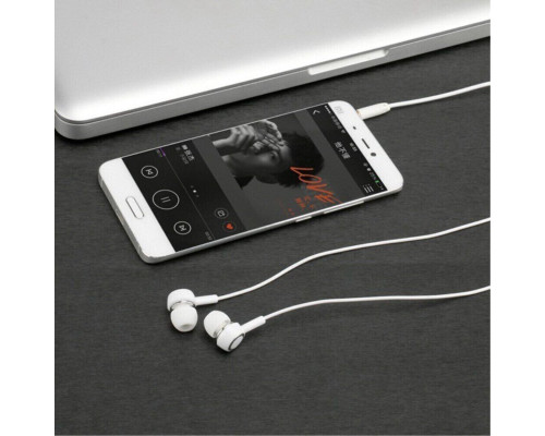 Навушники Usams EP-12 Plastic Earplug Plating Small Earphone white