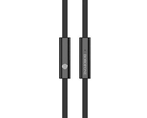 Навушники BOROFONE BM26 Rhythm universal earphones with mic Black