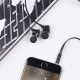 Навушники BOROFONE BM26 Rhythm universal earphones with mic Black