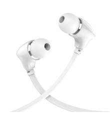 Навушники BOROFONE BM26 Rhythm universal earphones with mic White