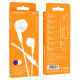 Навушники BOROFONE BM68 Kelly universal earphones with mic White