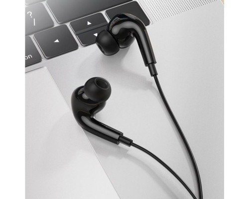 Навушники BOROFONE BM80 Pro Elegant Type-C wire-controlled digital earphones with microphone Black