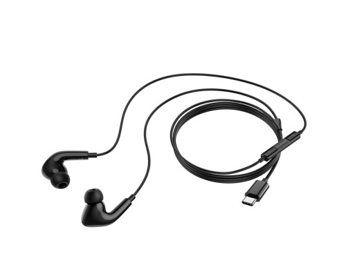 Навушники BOROFONE BM80 Pro Elegant Type-C wire-controlled digital earphones with microphone Black