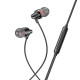 Навушники HOCO M90 Delight wire-controlled earphones with microphone Black Shadow