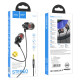 Навушники HOCO M90 Delight wire-controlled earphones with microphone Black Shadow
