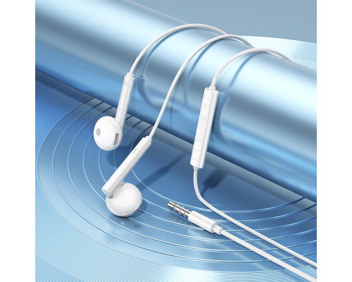 Навушники BOROFONE BM82 Art music digital earphones with mic White