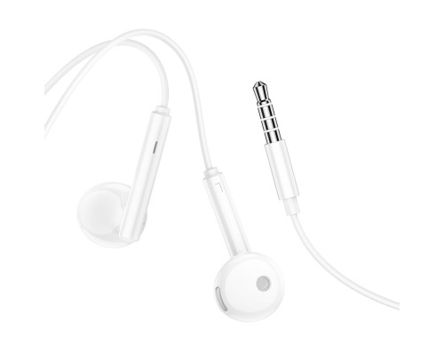 Навушники BOROFONE BM82 Art music digital earphones with mic White