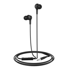 Навушники HOCO M50 Daintiness universal earphones with mic Black