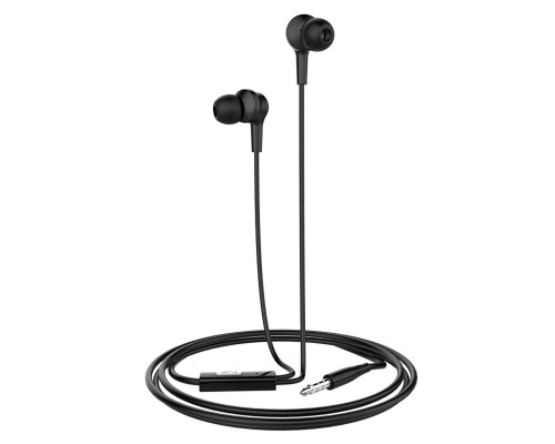 Навушники HOCO M50 Daintiness universal earphones with mic Black