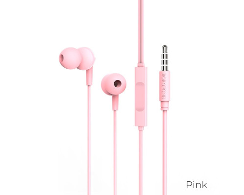 Навушники BOROFONE BM49 Player universal headset with mic Pink