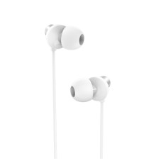 Навушники BOROFONE BM35 Farsighted universal earphones with mic Silver