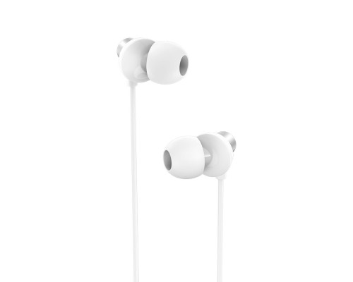 Навушники BOROFONE BM35 Farsighted universal earphones with mic Silver