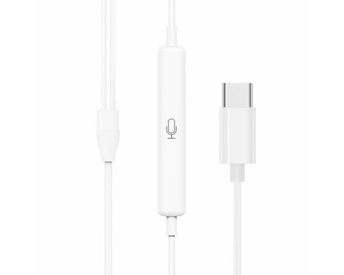 Навушники HOCO M80 Original series earphones for Type-C display set(20PCS) White