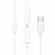 Навушники HOCO M80 Original series earphones for Type-C display set(20PCS) White