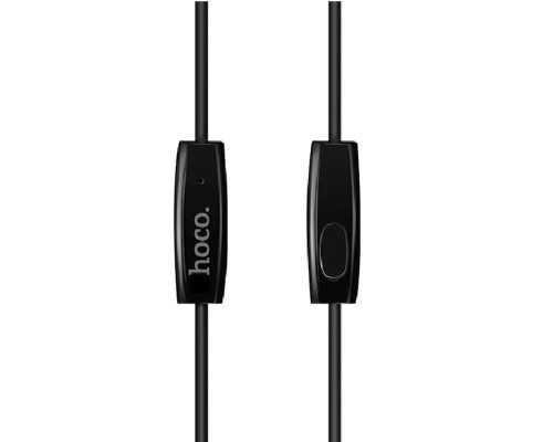 Навушники HOCO M19 Drumbeat universal earphone with mic Black