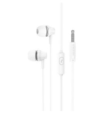 Навушники BOROFONE BM74 Singer universal earphones with microphone White