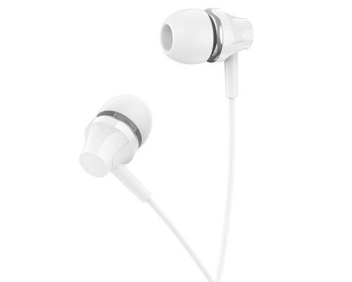 Навушники BOROFONE BM74 Singer universal earphones with microphone White