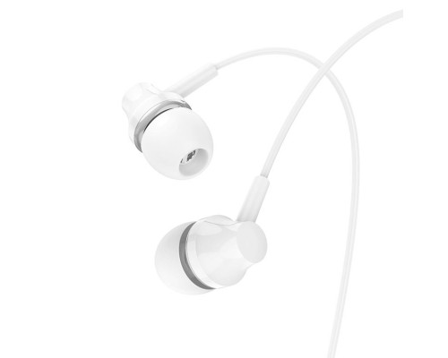 Навушники BOROFONE BM74 Singer universal earphones with microphone White