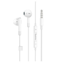 Навушники HOCO M93 wire control earphones with microphone White