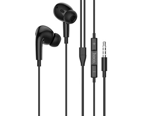 Навушники HOCO M101 Pro Crystal sound wire-controlled earphones with microphone Black