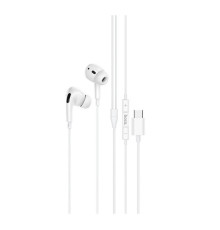 Навушники HOCO M101 Pro Crystal sound Type-C wire-controlled digital earphones with microphone White