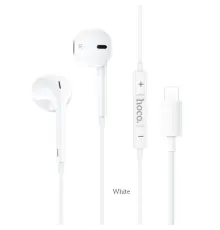 Навушники дротові HOCO M111 Primero digital headset Lightning Білі mag-6942007606646151399