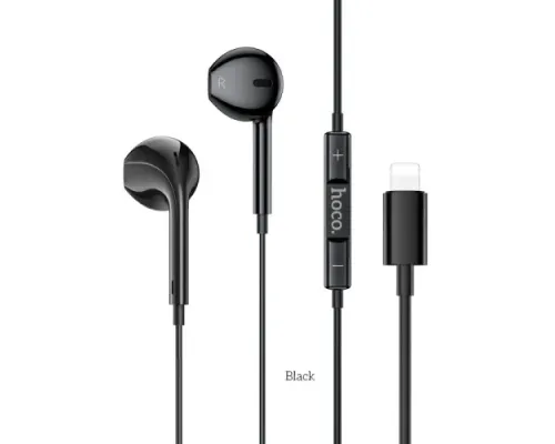 Навушники дротові HOCO M111 Primero digital headset Lightning Чорні mag-6942007606639151398
