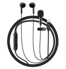 Навушники ACEFAST L12 Type-C semi-in-ear karaoke wired earphones Black mag-6974316286189153815