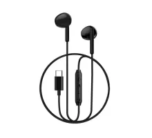 Навушники WiWU Type-C Wired Earphone EB314 Black mag-6976195093773153567