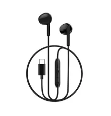 Навушники WiWU Type-C Wired Earphone EB314 Black mag-6976195093773153567
