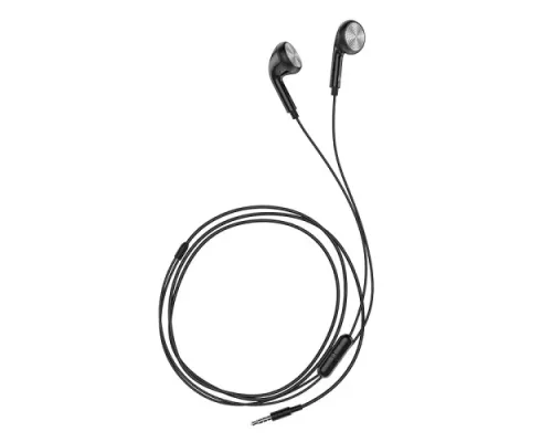 Навушники дротові HOCO M73 Joan universal earphones with mic Black mag-6931474719430145934