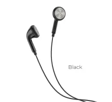 Навушники дротові HOCO M73 Joan universal earphones with mic Black mag-6931474719430145934