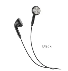 Навушники дротові HOCO M73 Joan universal earphones with mic Black mag-6931474719430145934