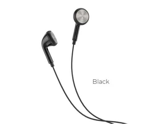 Навушники дротові HOCO M73 Joan universal earphones with mic Black mag-6931474719430145934